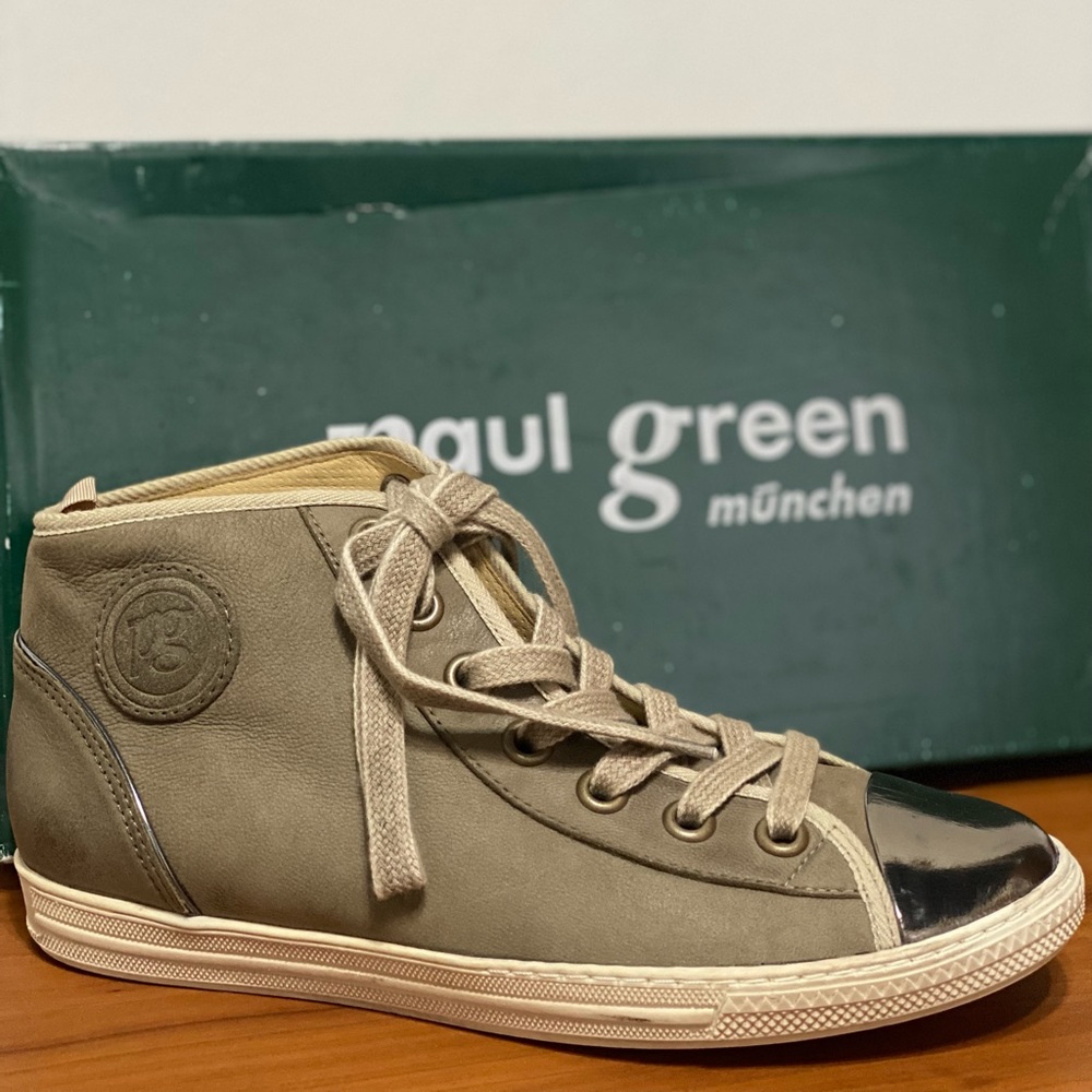 Paul Green Valetta Olive Combo Sneakers